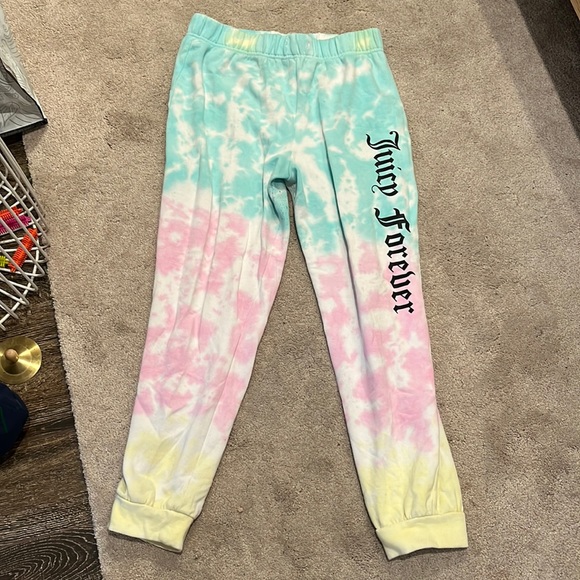 Y2k Juicy Couture Tie-Dye Sweatpants, Size M - Picture 2 of 9